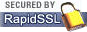 Secured by Rapid SSL